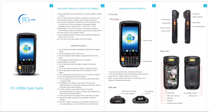 Page 1 de la notice Manuel utilisateur EC Line EC-i6200S