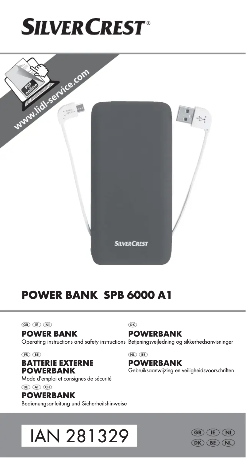 Image de la première page du manuel de l'appareil SPB 10.000 B2