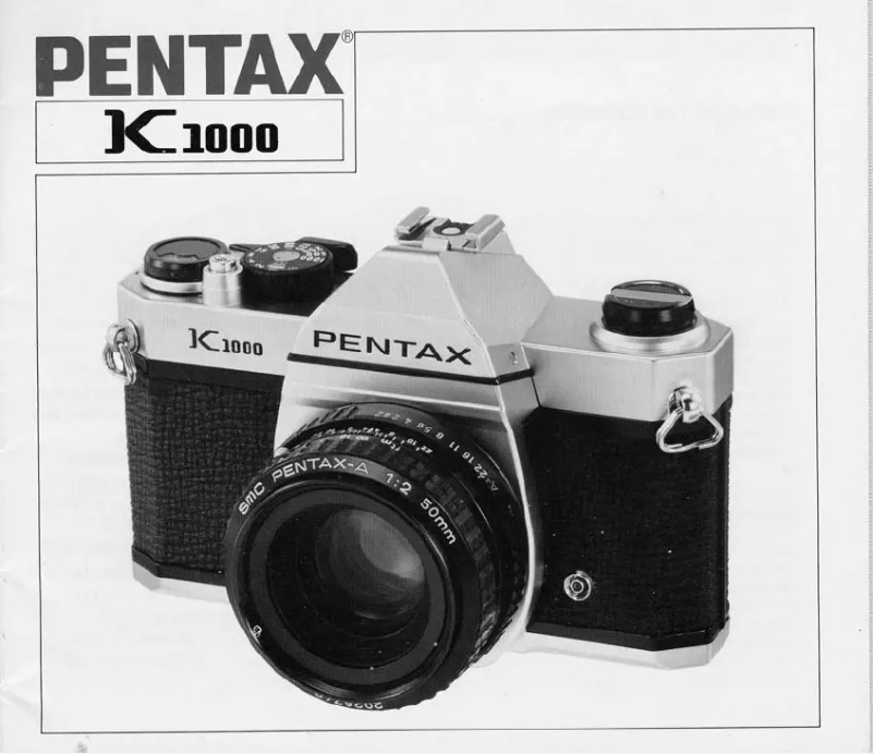Image de la première page du manuel de l'appareil K1000