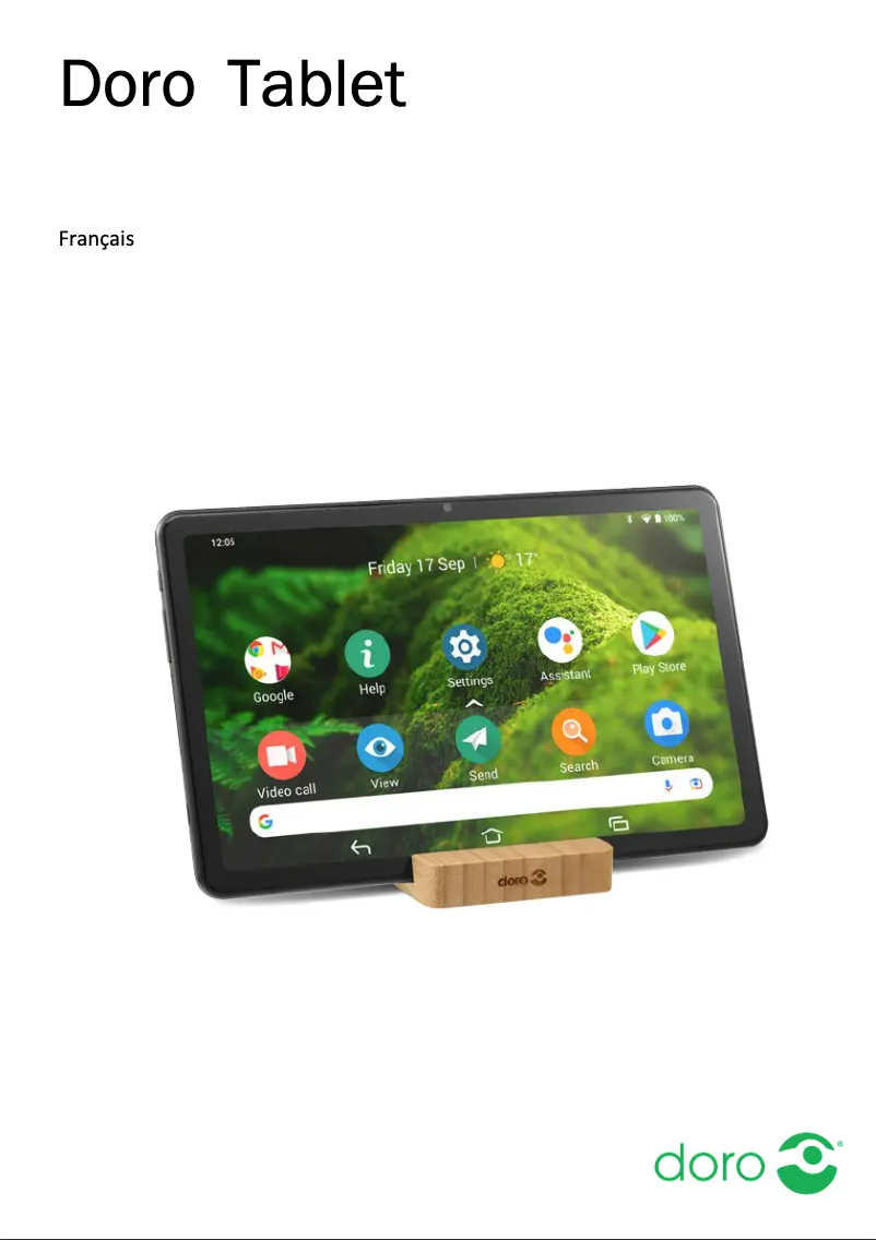 Page n°1 - Manuel utilisateur Doro Tablet