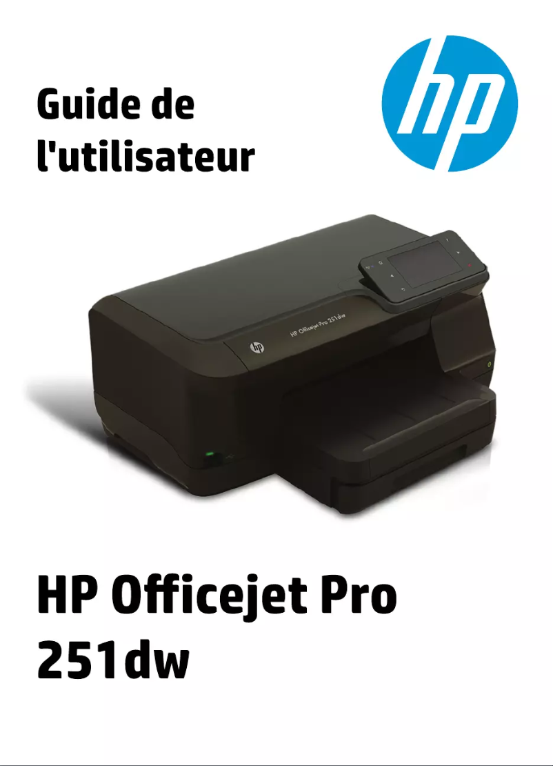 Page 1 de la notice Manuel utilisateur HP Officejet Pro 251dw