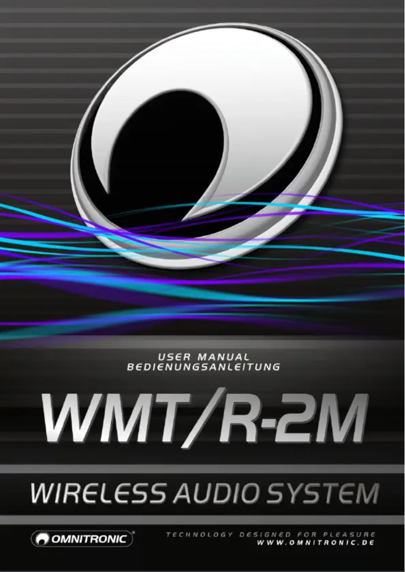 Página 1 del manual Manual de usuario Omnitronic WMR-2M UHF
