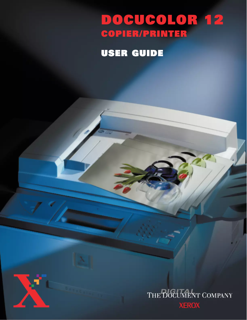 Page n°1 - Manuel utilisateur Xerox DocuColor 12