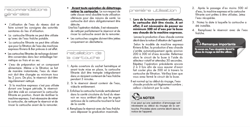 Image de la première page du manuel de l'appareil BCE950