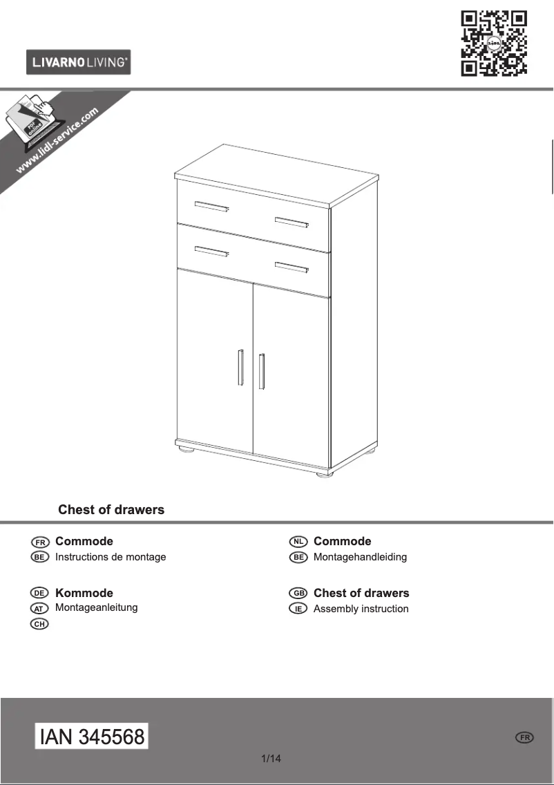 Image de la première page du manuel de l'appareil IAN 345568