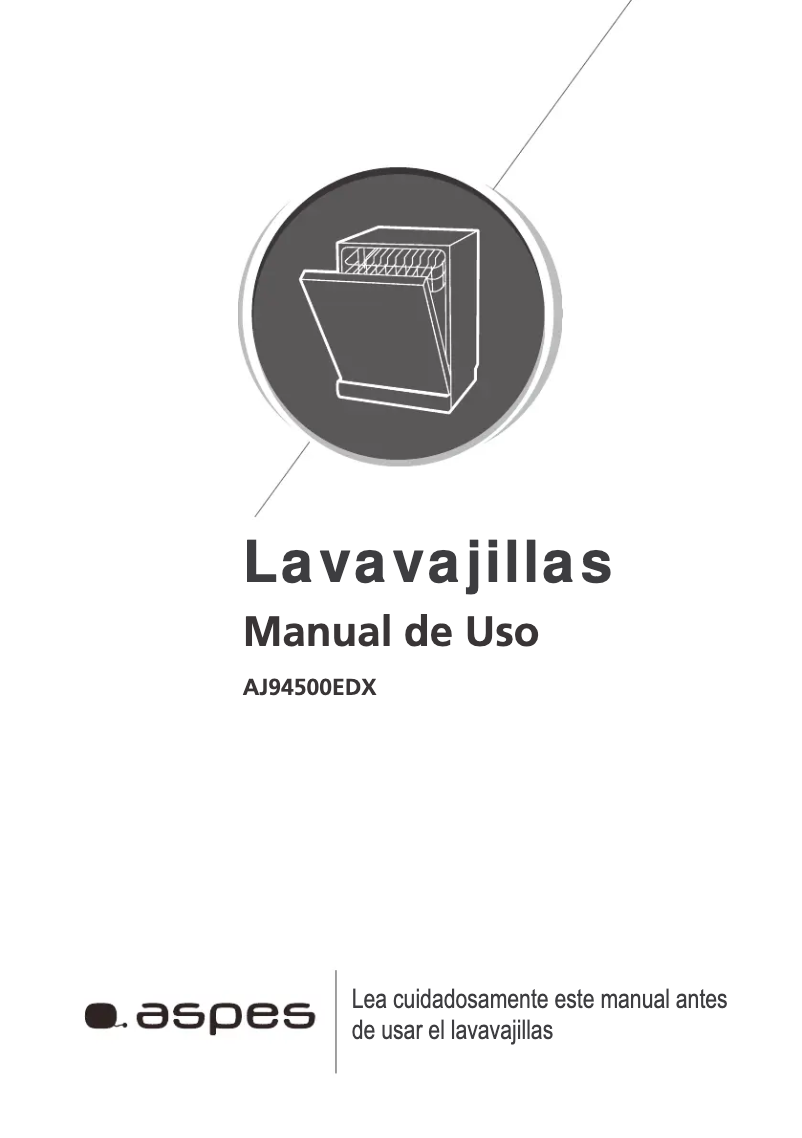 Image de la première page du manuel de l'appareil AJ94500EDX