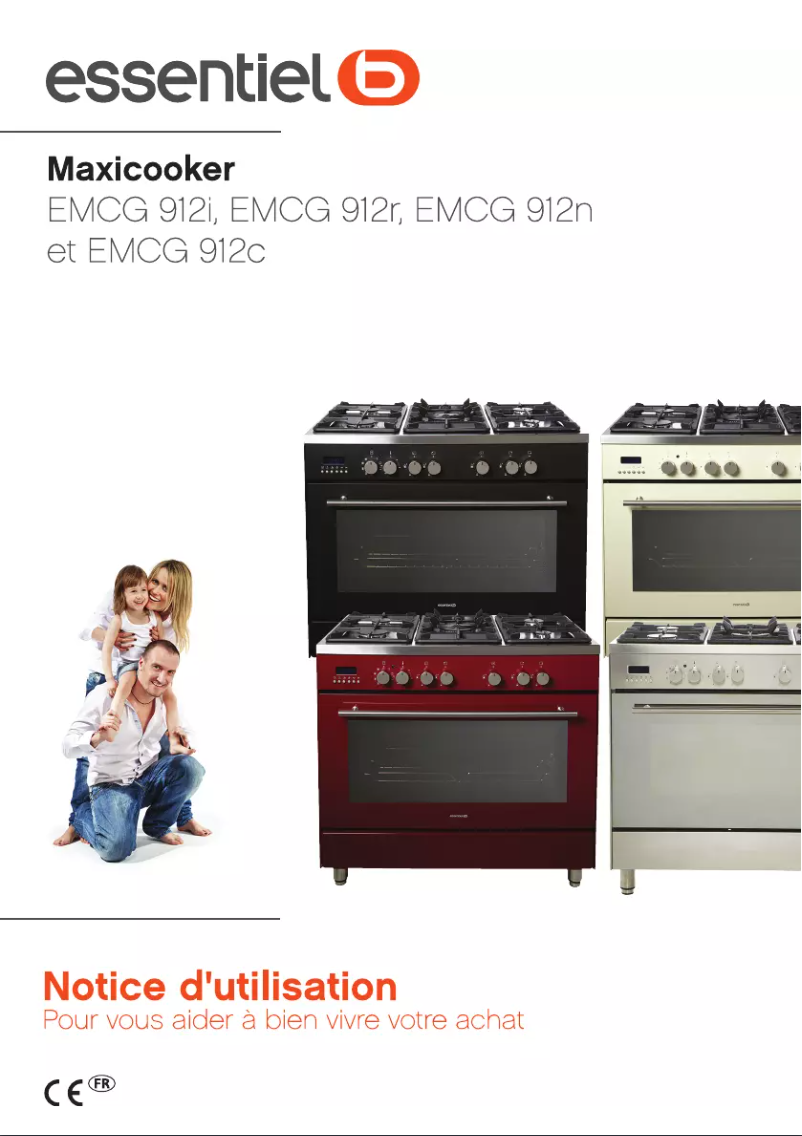 Page 1 de la notice Manuel utilisateur Essentiel B EMCG 912I
