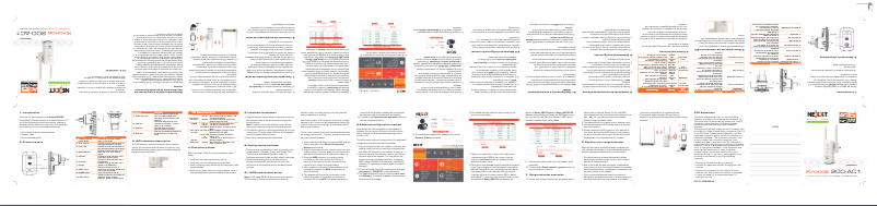 Page n°1 - Manuel utilisateur Nexxt Kronos 1200-AC