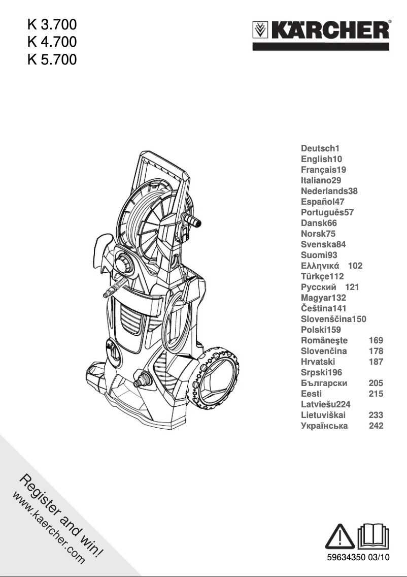 Página 1 del manual Manual de usuario Kärcher K 4.700 MD