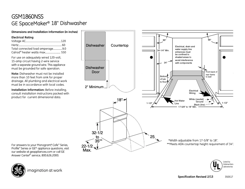Image de la première page du manuel de l'appareil GSM1860NSS
