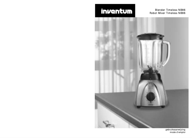 Page n°1 - Manuel utilisateur Inventum NB86