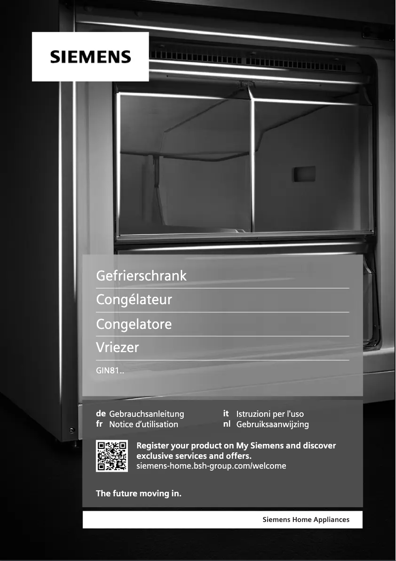 Page n°1 - Manuel utilisateur Siemens GI81NACF0