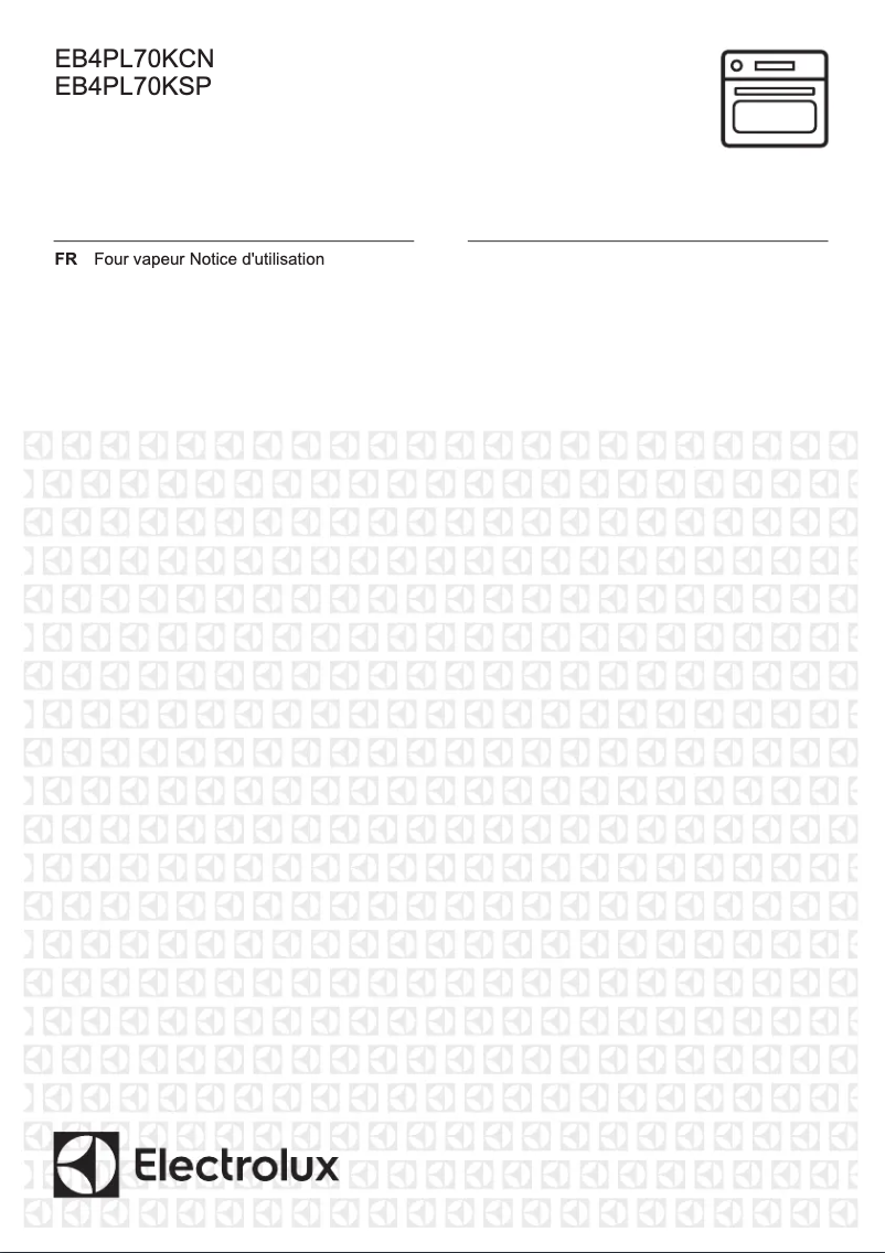 Page 1 de la notice Manuel utilisateur Electrolux EB4PL70KSP