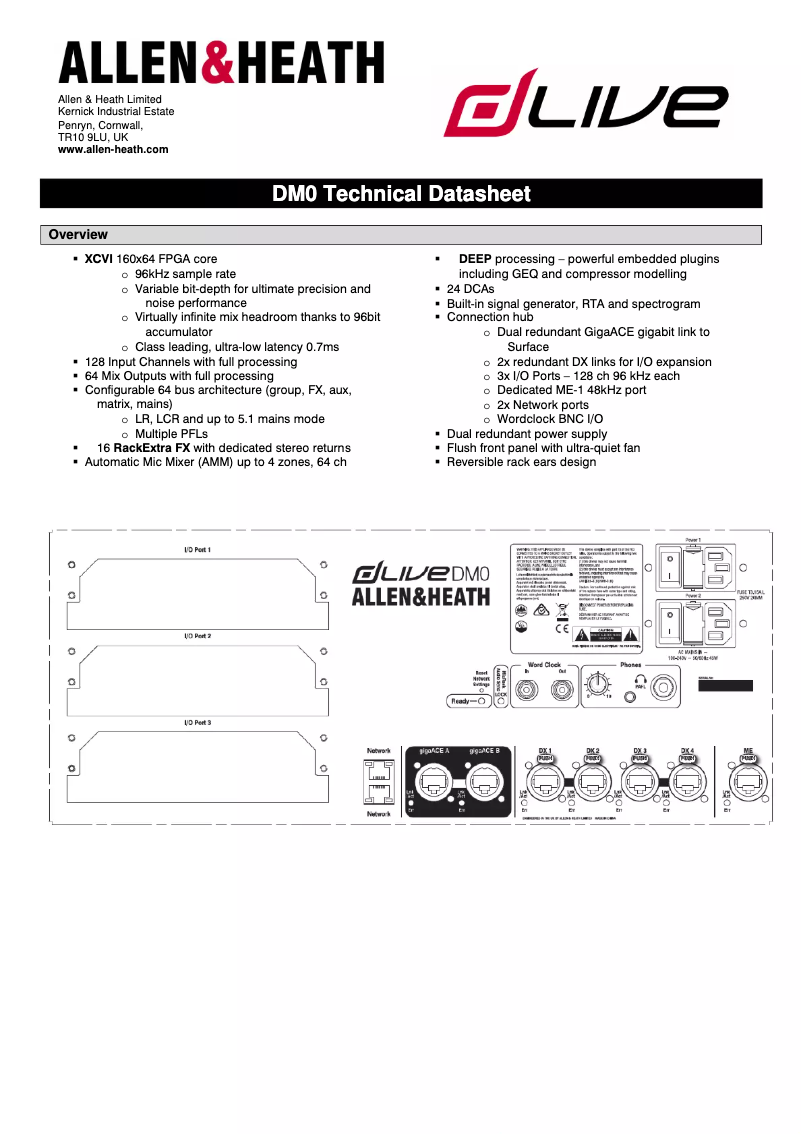 Image de la première page du manuel de l'appareil DM0