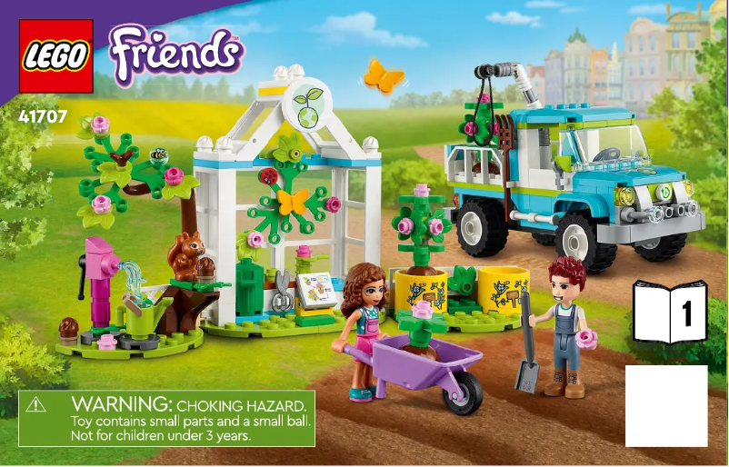 Page 1 de la notice Manuel utilisateur Lego Friends 41707