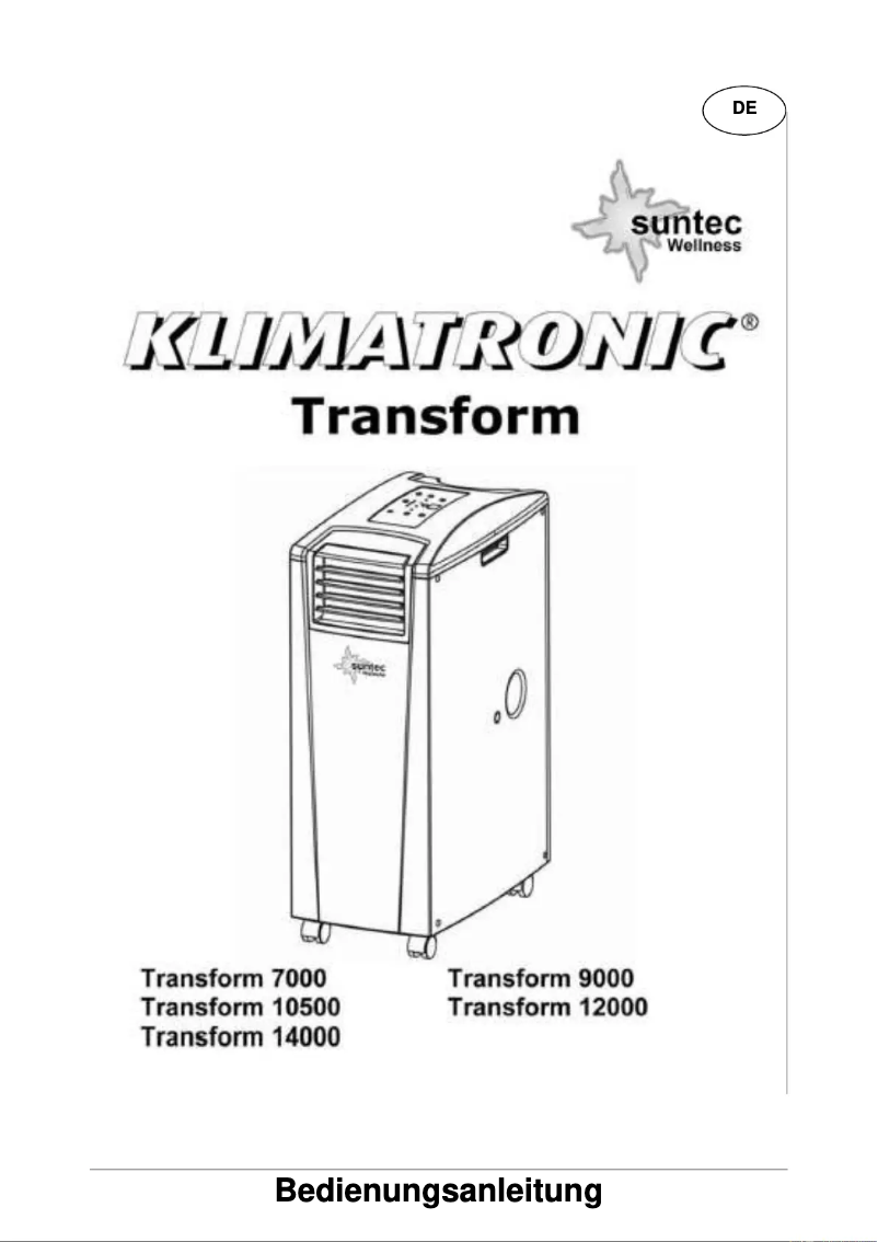 Image de la première page du manuel de l'appareil Transform 12000