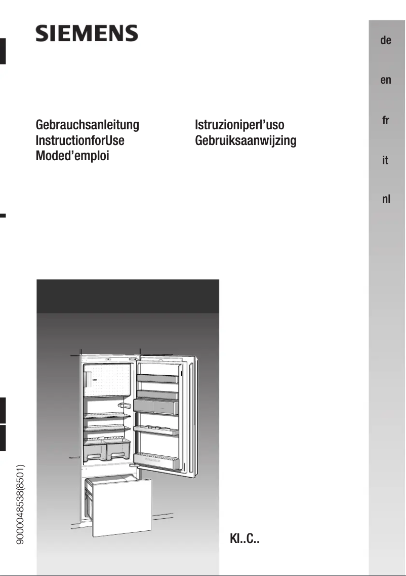 Page n°1 - Manuel utilisateur Siemens KI32C441