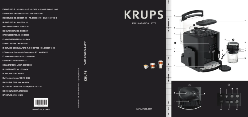 Page n°1 - Manuel utilisateur Krups EA819N