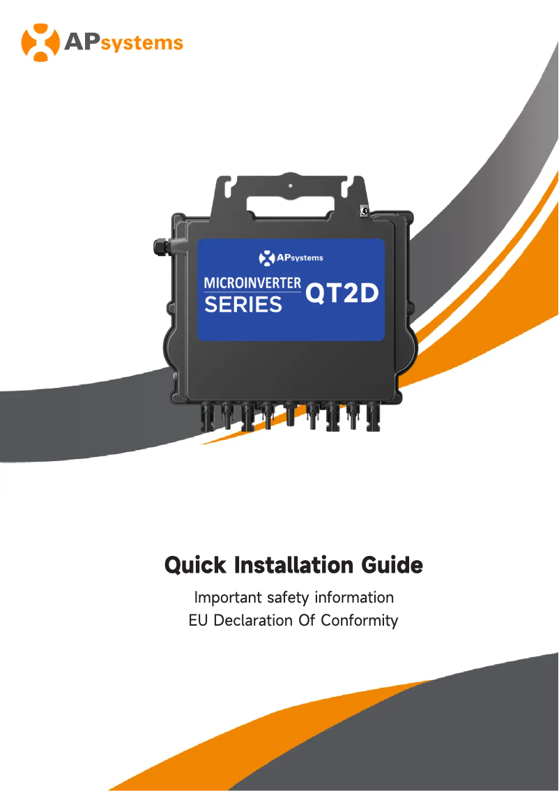Page n°1 - Guide de démarrage rapide APsystems QT2D
