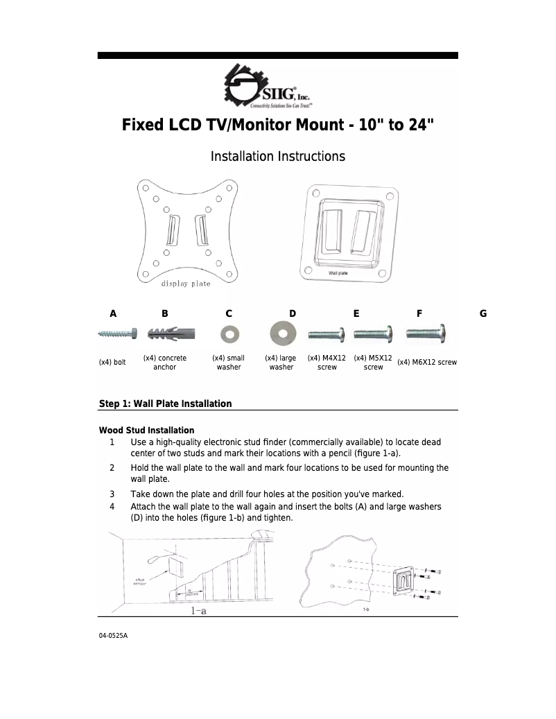 Page 1 de la notice Manuel utilisateur Siig CE-MT0012-S1