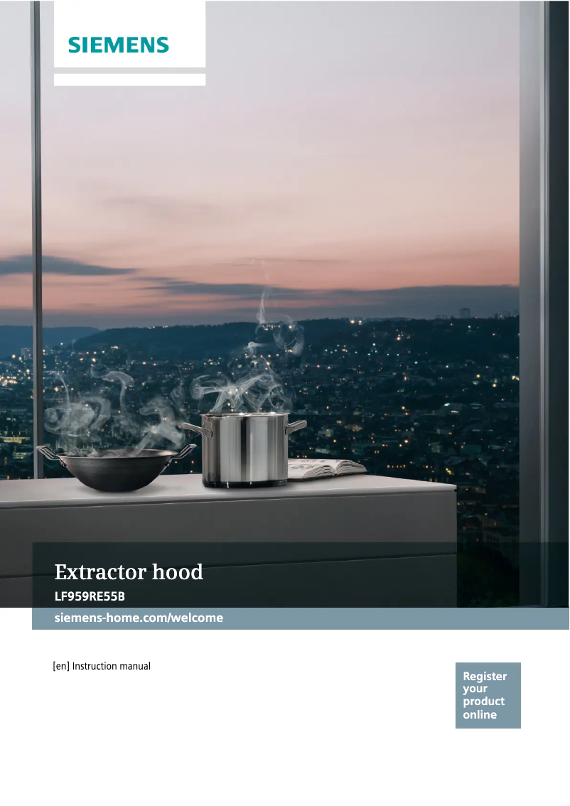 Página 1 del manual Manual de instrucciones Siemens LF959RE55B