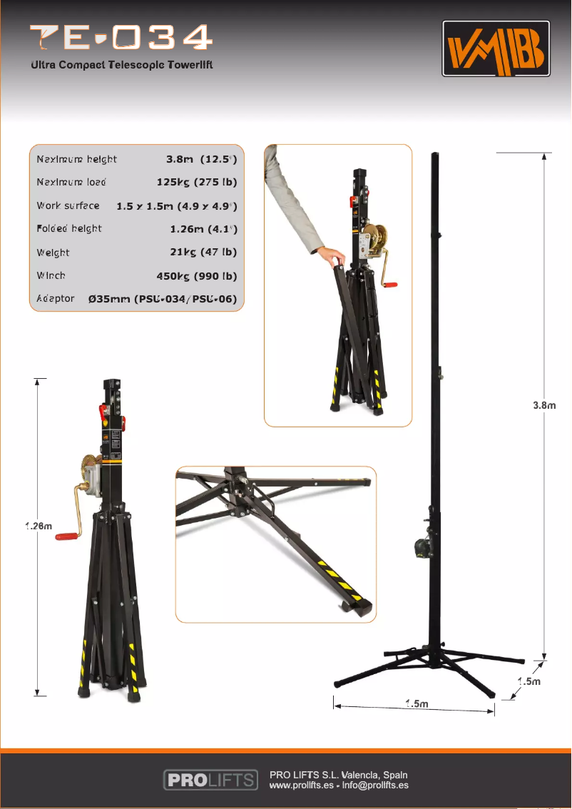 Image de la première page du manuel de l'appareil TE-034