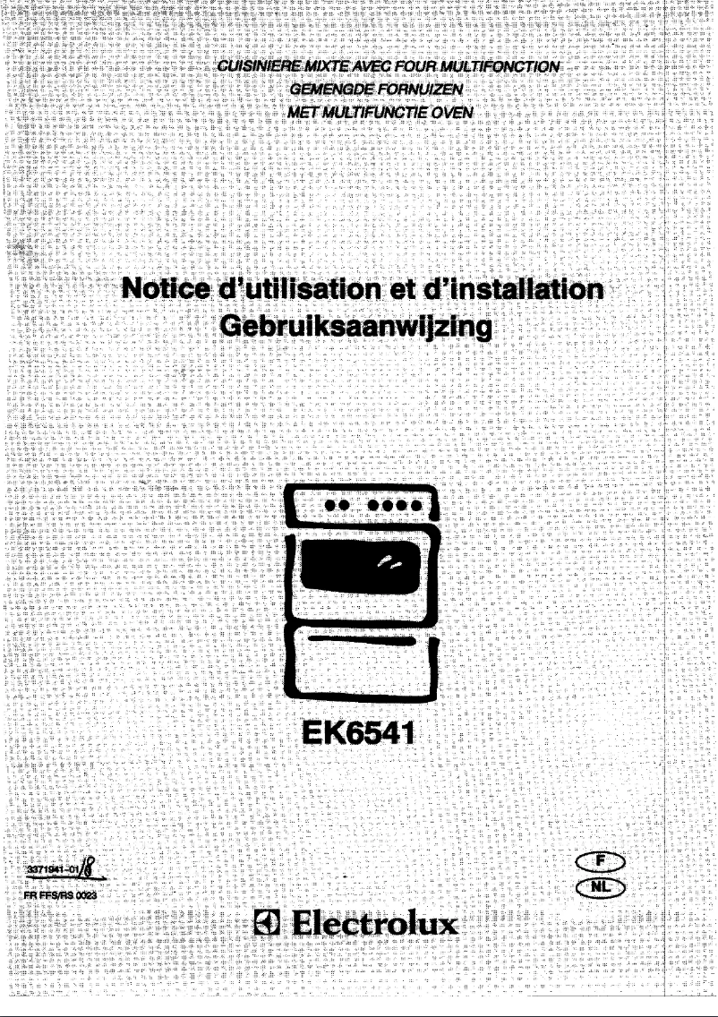 Page n°1 - Manuel utilisateur Electrolux EK6541W