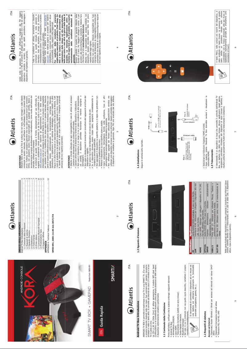 Image de la première page du manuel de l'appareil Kora