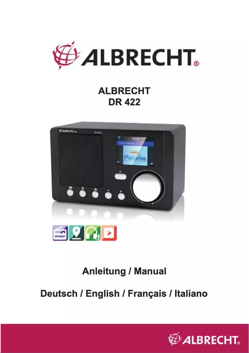 Image de la première page du manuel de l'appareil DR 422
