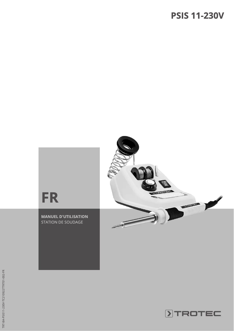 Image de la première page du manuel de l'appareil PSIS 11-230V