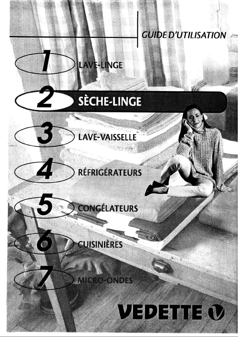 Page 1 de la notice Manuel utilisateur Vedette VST137