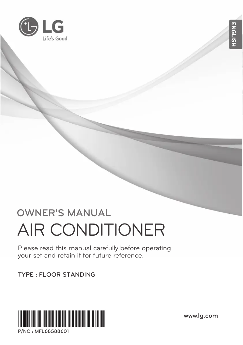 Page 1 de la notice Manuel utilisateur LG APNC308KLA0