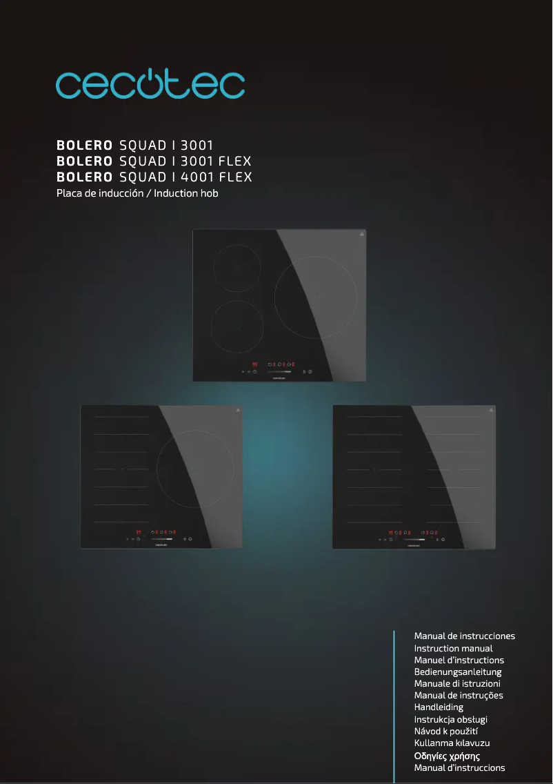 Page n°1 - Manuel utilisateur Cecotec Bolero Squad I 4001 Flex