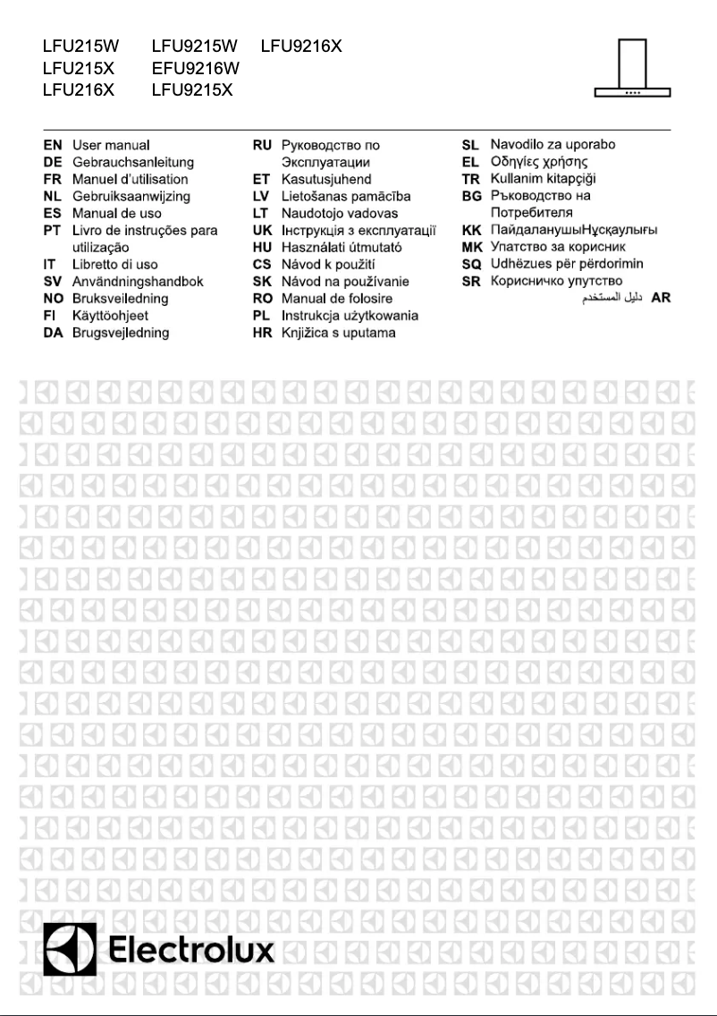 Image de la première page du manuel de l'appareil LFU9216X