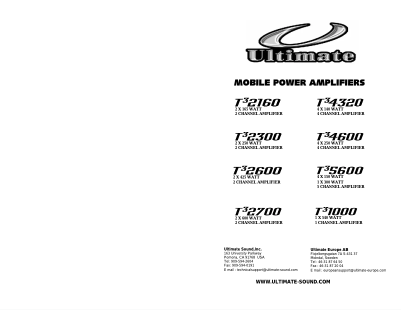 Image de la première page du manuel de l'appareil T3-2300