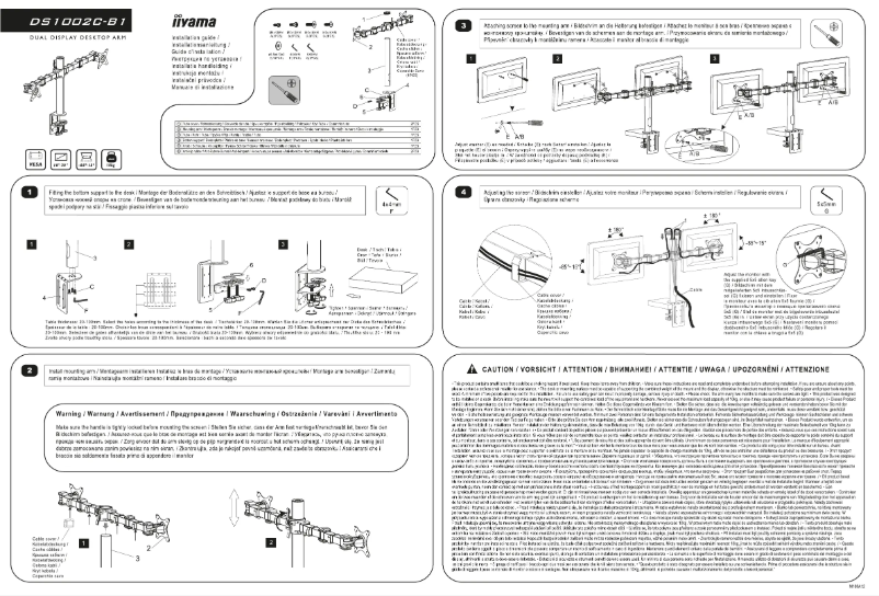 Página 1 del manual Manual de usuario Iiyama DS1002C-B1