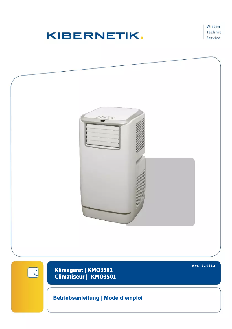 Image de la première page du manuel de l'appareil KMO3501