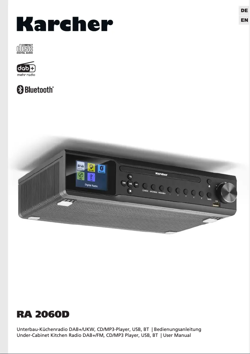 Image de la première page du manuel de l'appareil RA 2060D