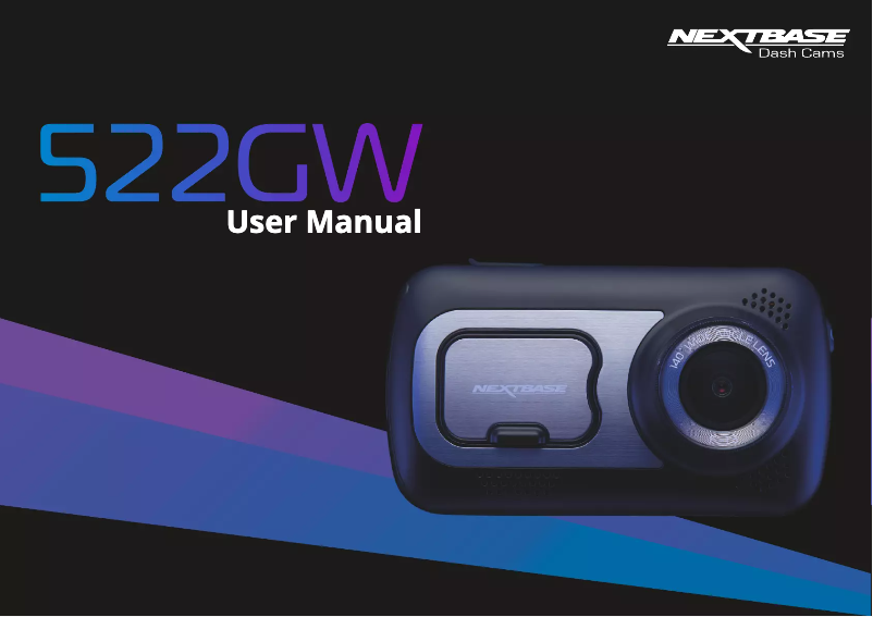 Page 1 de la notice Manuel utilisateur Nextbase 512GW