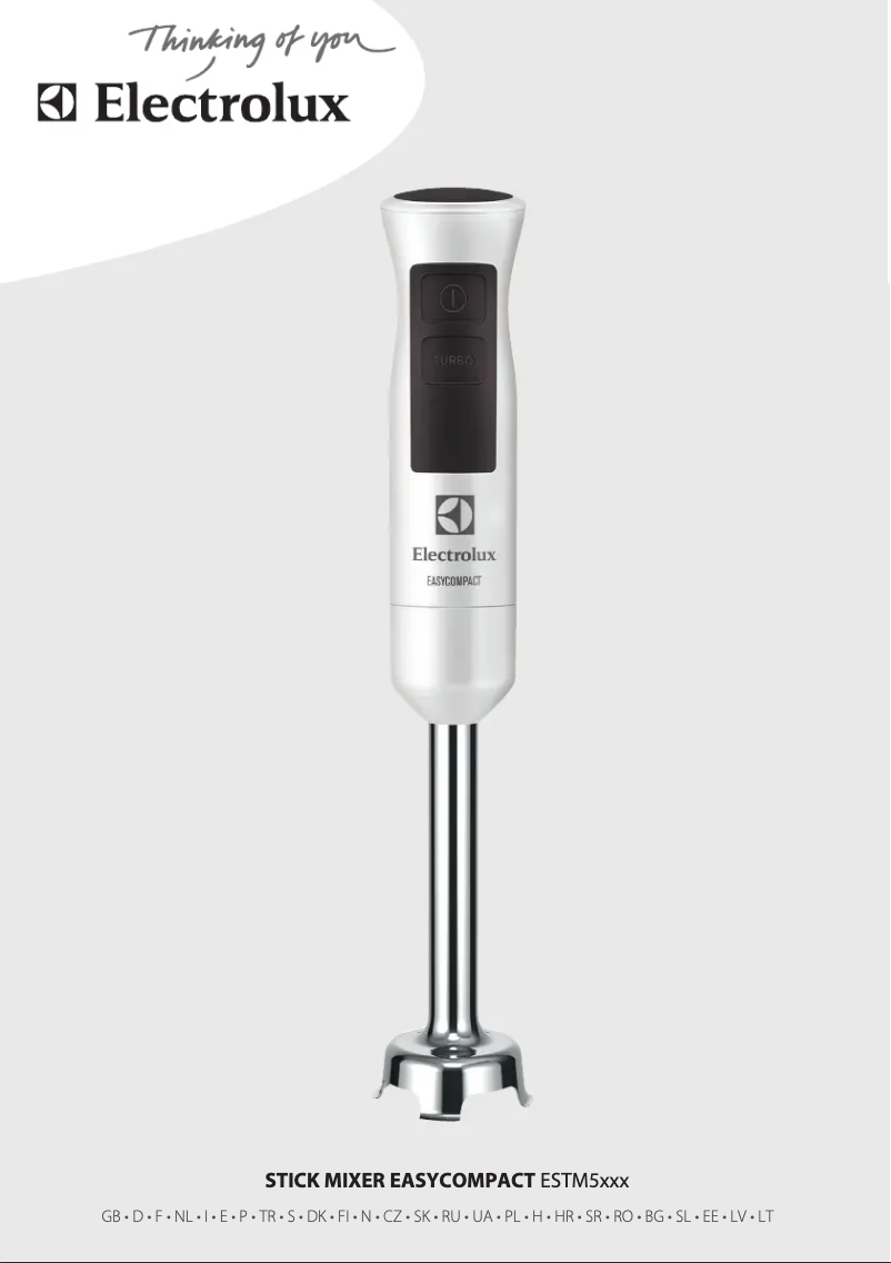 Image de la première page du manuel de l'appareil ESTM5600