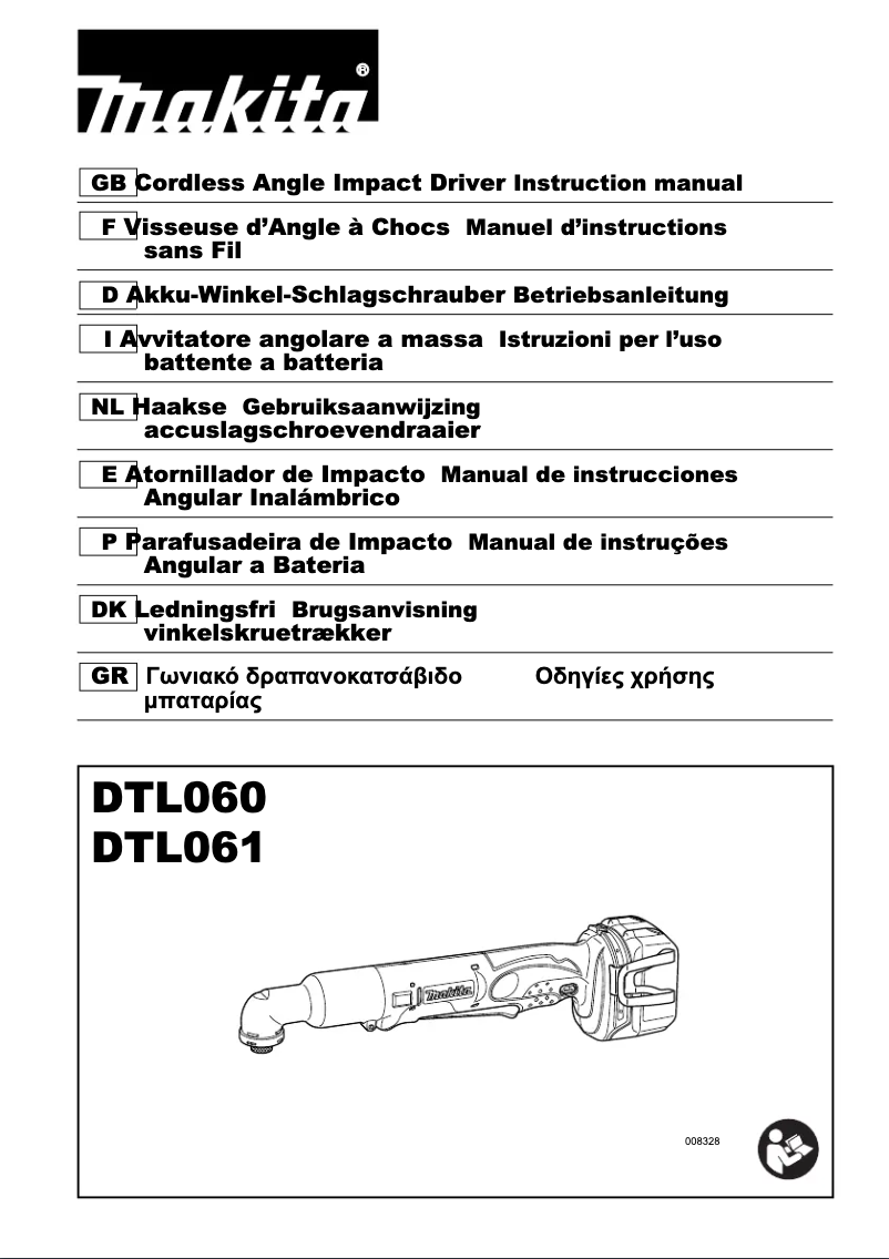 Page 1 de la notice Manuel utilisateur Makita DTL060
