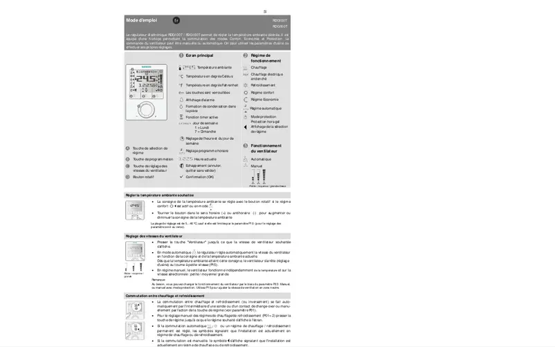 Image de la première page du manuel de l'appareil RDG160T