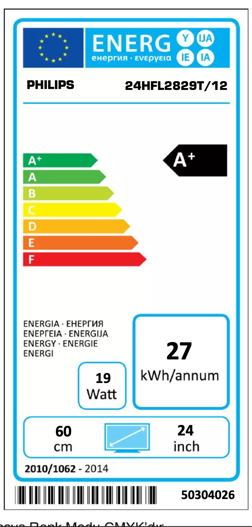 Image de la première page du manuel de l'appareil 24HFL2829T