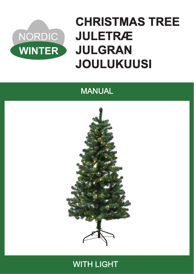 Page n°1 - Manuel utilisateur Nordic Winter 780-113