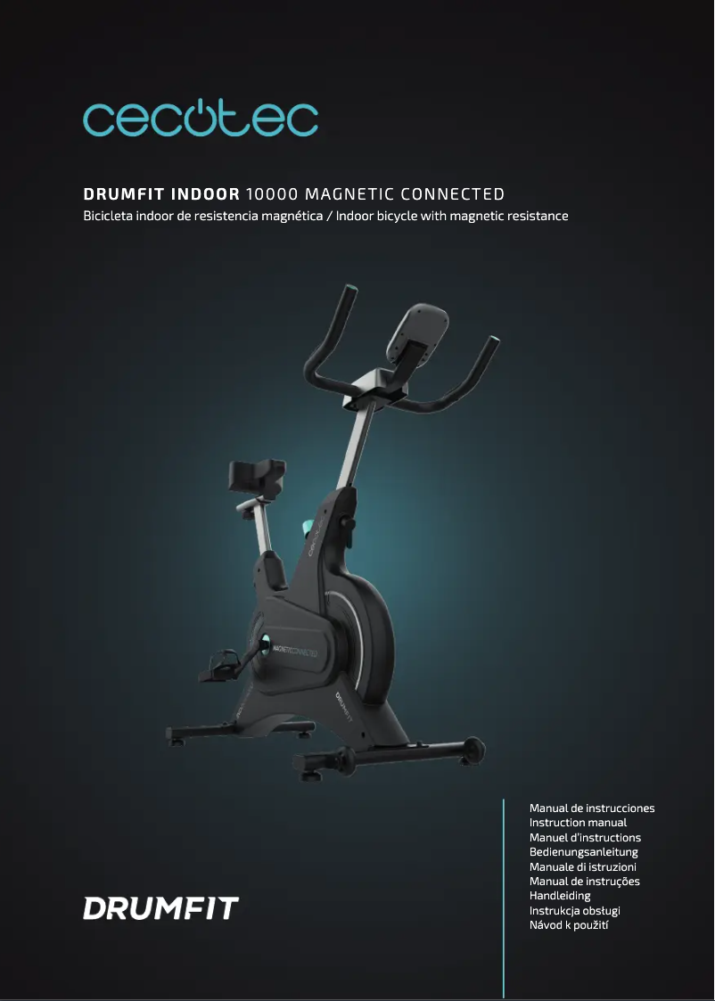 Image de la première page du manuel de l'appareil Drumfit Indoor 10000 Magnetic Connected