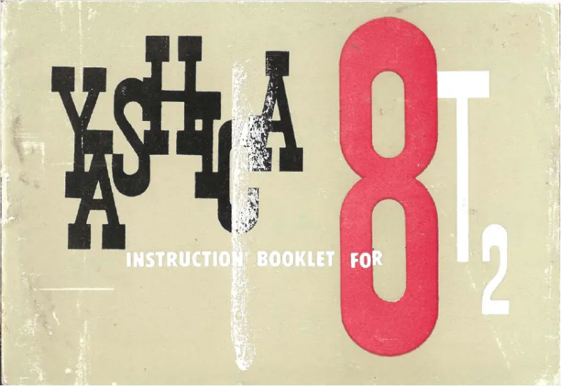 Image de la première page du manuel de l'appareil 8 T2