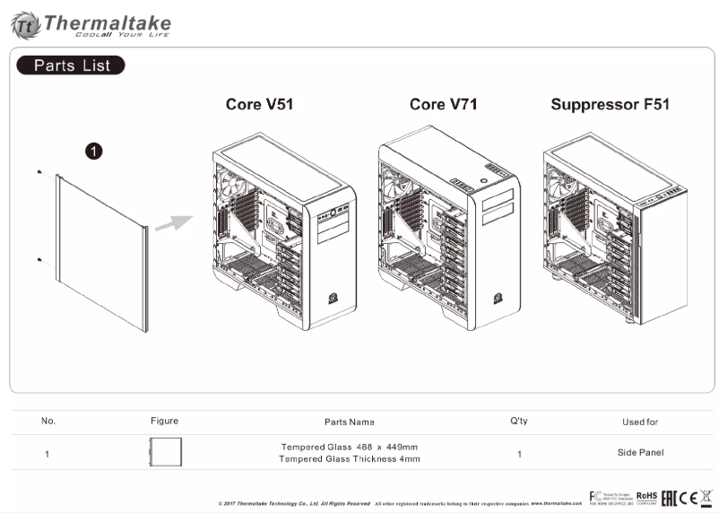 Page 1 of the manual User Manual Thermaltake AC-052-ONONAN-C1