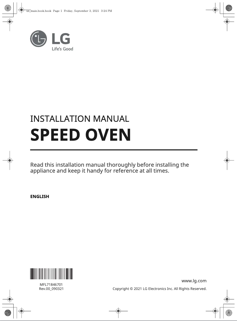 Image de la première page du manuel de l'appareil MZBZ1715S