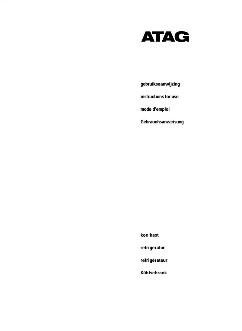 Image de la première page du manuel de l'appareil KA2011DL