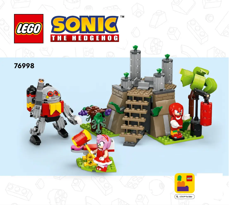 Page 1 de la notice Manuel utilisateur Lego Sonic the Hedgehog 76998